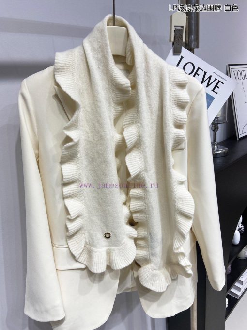 New Loro Piana Cattle LP Wave Lace Multi functional Neck, can be wrapped as you want, low-kemrky94y4 - Image 11