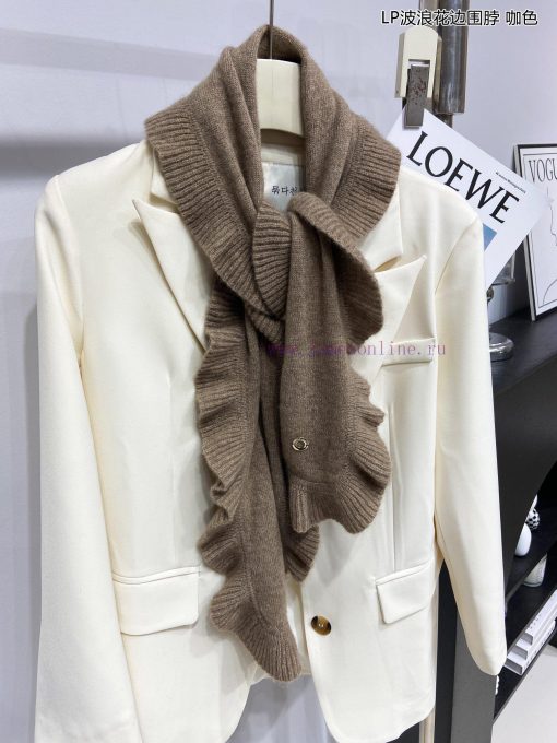 New Loro Piana Cattle LP Wave Lace Multi functional Neck, can be wrapped as you want, low-kedp4c3www - Image 7