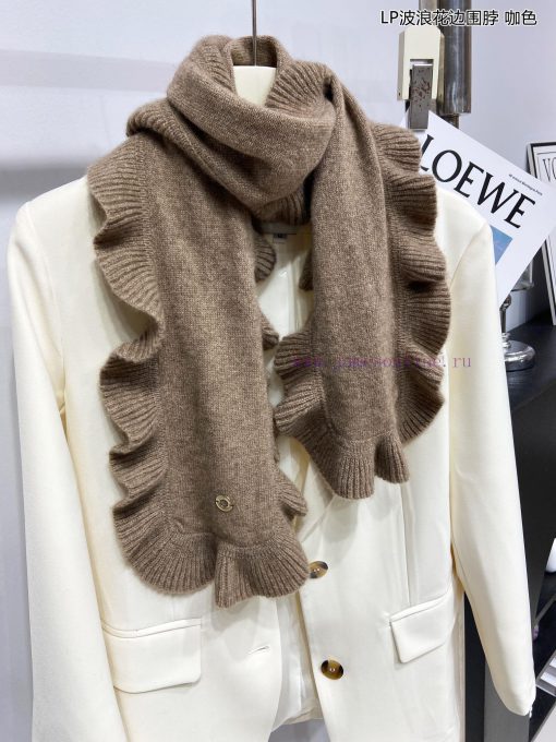 New Loro Piana Cattle LP Wave Lace Multi functional Neck, can be wrapped as you want, low-kedp4c3www - Image 9