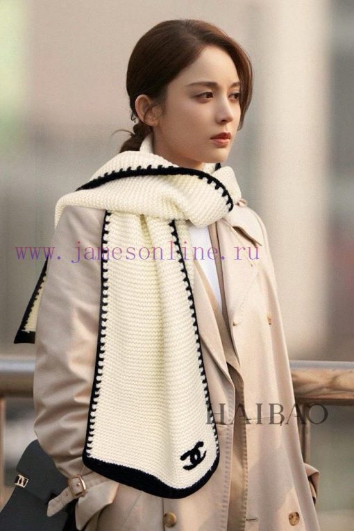 Chanel's new Chanel lace knitted scarf is so beautiful [tears]. It is a top-notch official p1n4l2s4x - Image 2