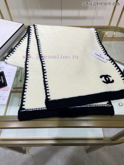 Chanel's new Chanel lace knitted scarf is so beautiful [tears]. It is a top-notch official p1n4l2s4x - Image 3