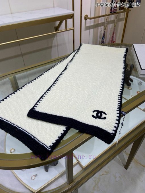 Chanel's new Chanel lace knitted scarf is so beautiful [tears]. It is a top-notch official p1n4l2s4x - Image 4