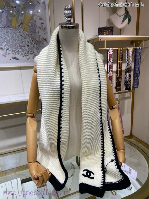 Chanel's new Chanel lace knitted scarf is so beautiful [tears]. It is a top-notch official p1n4l2s4x - Image 7