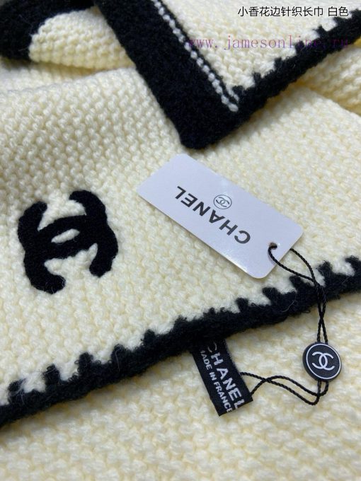 Chanel's new Chanel lace knitted scarf is so beautiful [tears]. It is a top-notch official p1n4l2s4x - Image 9