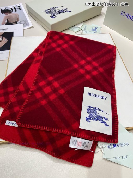 Hot and Thick High Quality Delivery Scarf Pin 🧷 The Burberry B Knight plaid cashmere long sc1js5oa1a - Image 4