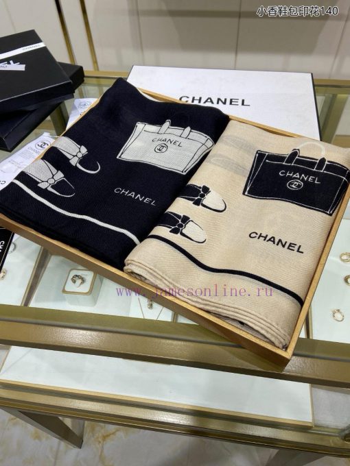 The new Chanel shoe bag printed with 140 cashmere square scarf is highly recommended by VIPsfjfv4dxf - Image 3