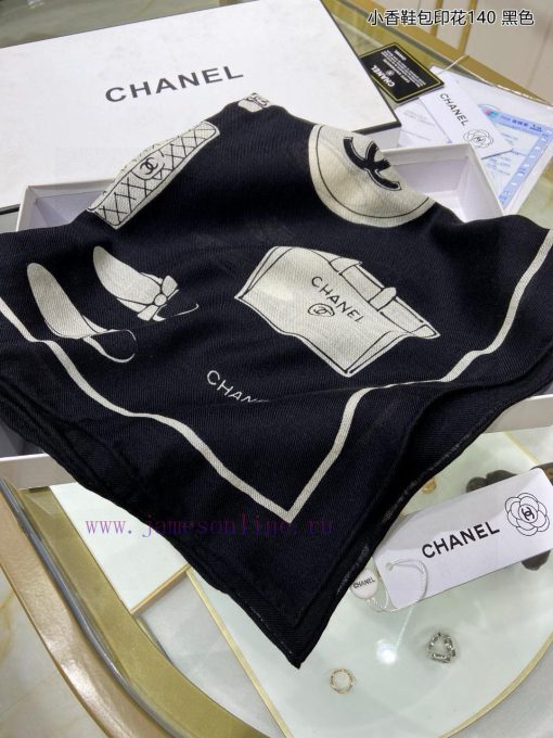 The new Chanel shoe bag printed with 140 cashmere square scarf is highly recommended by VIPsfjfv4dxf - Image 5