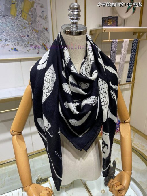 The new Chanel shoe bag printed with 140 cashmere square scarf is highly recommended by VIPsfjfv4dxf - Image 7