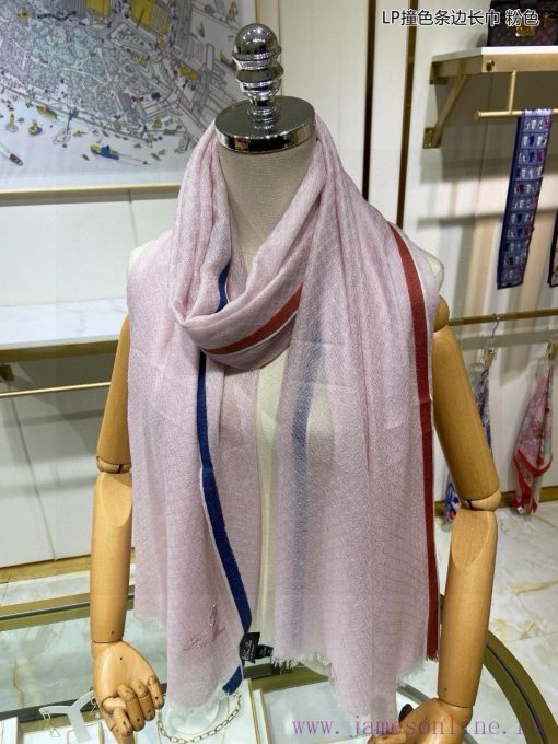 LP premium original single LP contrasting stripe edge length towel ️ High end product ️ Heavr258wjbk - Image 5