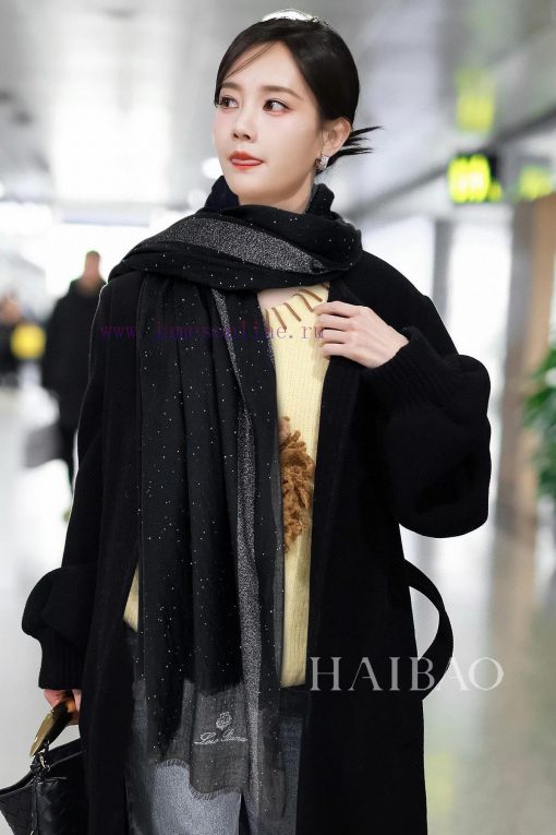 LP premium original single LP solid color sequin long scarf ️ high-end product ️ heavyweight6qxk1wqh