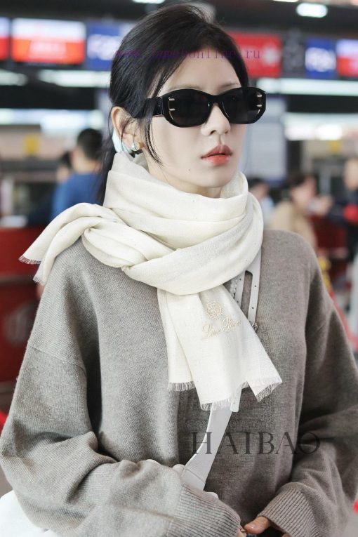 LP premium original single LP solid color sequin long scarf ️ high-end product ️ heavyweight3w3ivwjo - Image 2