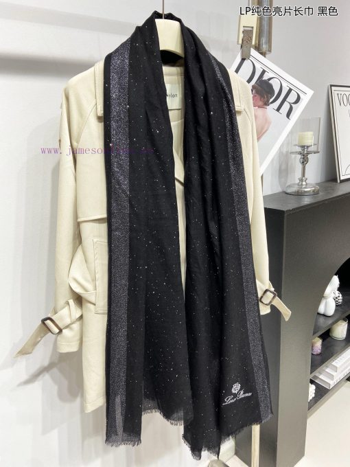 LP premium original single LP solid color sequin long scarf ️ high-end product ️ heavyweight6qxk1wqh - Image 9