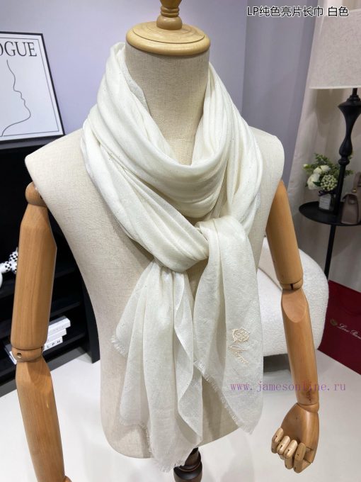 LP premium original single LP solid color sequin long scarf ️ high-end product ️ heavyweight3w3ivwjo - Image 5