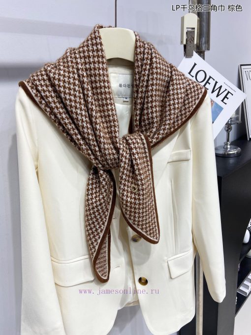 The popular Yana LP Qianniao plaid triangular scarf is luxurious in terms of size, and high-0yrgvpad - Image 6