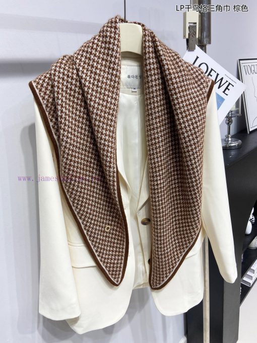 The popular Yana LP Qianniao plaid triangular scarf is luxurious in terms of size, and high-0yrgvpad - Image 10
