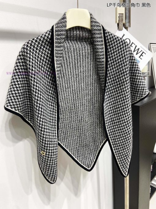 The popular Yana LP Qianniao plaid triangular scarf is luxurious in terms of size, and high-2gsyjc9w - Image 11