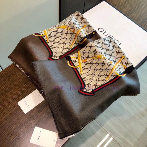 The hot selling Gucci new cashmere long scarf has arrived, and it's so beautiful. [Tears] It7agu9jg3 - Image 2