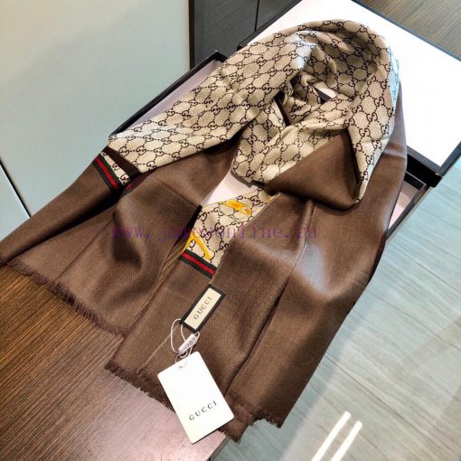 The hot selling Gucci new cashmere long scarf has arrived, and it's so beautiful. [Tears] It7agu9jg3 - Image 4