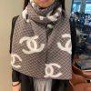 Chanel Knitted Double sided Scarf, a top of the line high-end product with stunning versatil4yv9568q