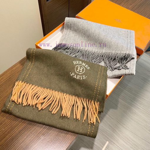 The official website has the same water ripple water cashmere Herm è s scarf, and you shouldtamr8iut - Image 3