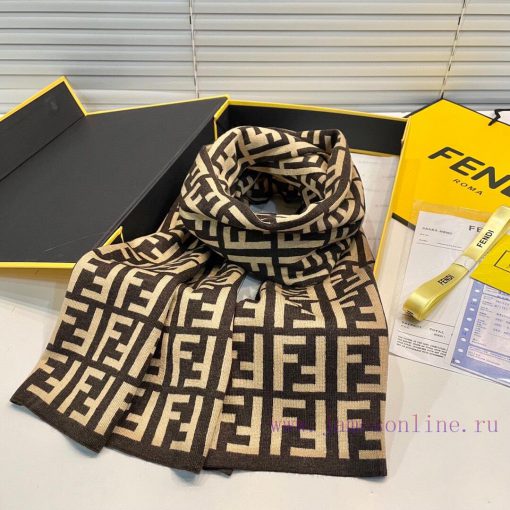 Classic FF letter element scarf, also a fun item just launched ‼ This year's Fendi is also tuxq74azq - Image 6
