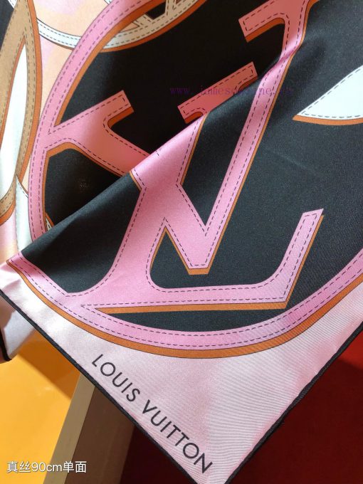 SLV2432 original single LvLV DUALITY handkerchief 90cm version, creatively blending Louis Vunowxx9rp - Image 6