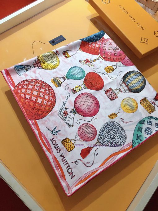The SLV2330 original Lv hot air balloon 90cm silk square scarf has been added to the Up and ewy0b5no - Image 5
