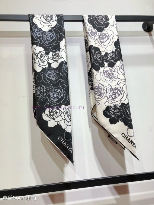 SCC2434 ️ Original Chanel 90cm silk square scarf, made of top-quality twill silk material ️ 76ci52lq