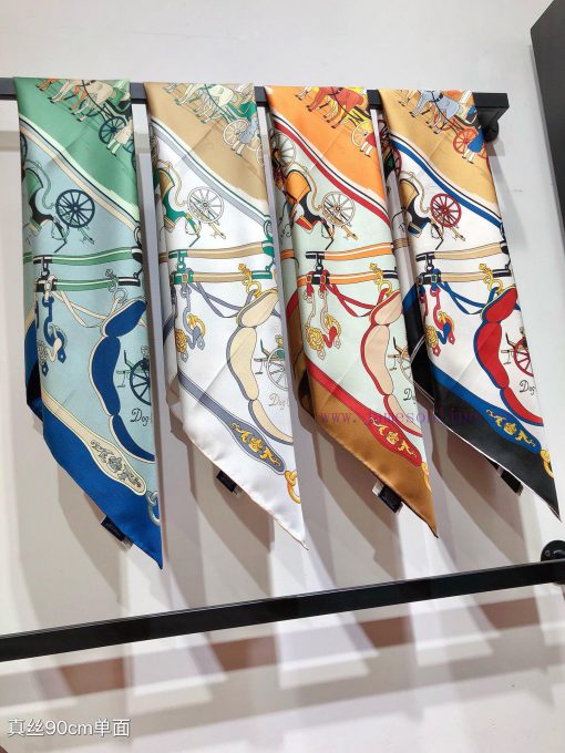 SHMS2446 original Herm è s horse riding crossbeam 90cm silk square scarf, collected at 24 Ru5r9vmcoh