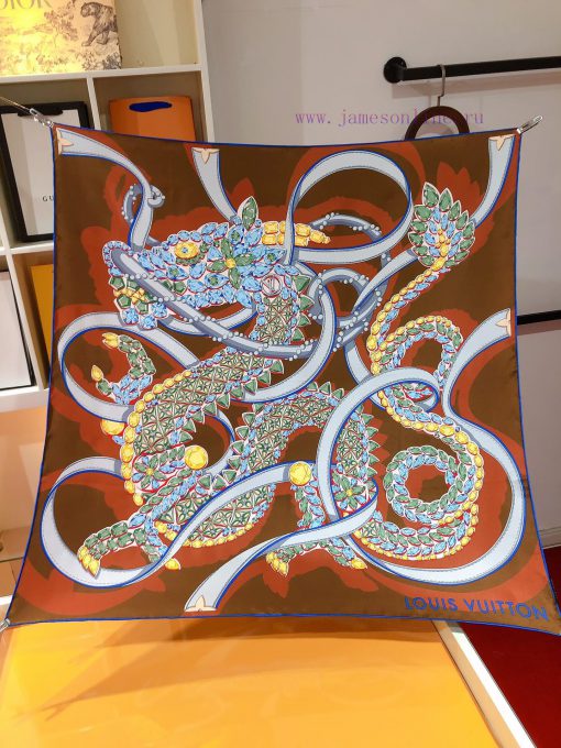 SLV2403 The original LVPRECIOUS DRAGON the Year of the Loong special edition 90cm silk squar7cwupc0o