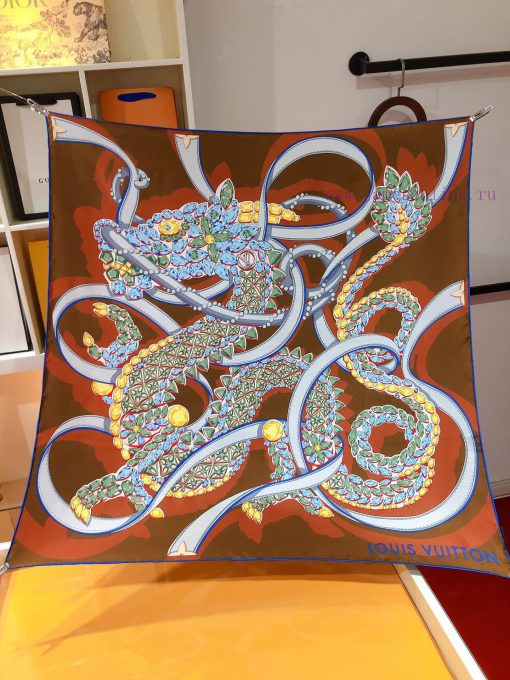 SLV2403 The original LVPRECIOUS DRAGON the Year of the Loong special edition 90cm silk squar7cwupc0o - Image 2