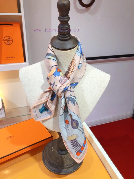 RHMS2371H Double Afternoon Tea 70cm Double sided Velvet Square Towel, a must-have Hermes acck490k66y - Image 10
