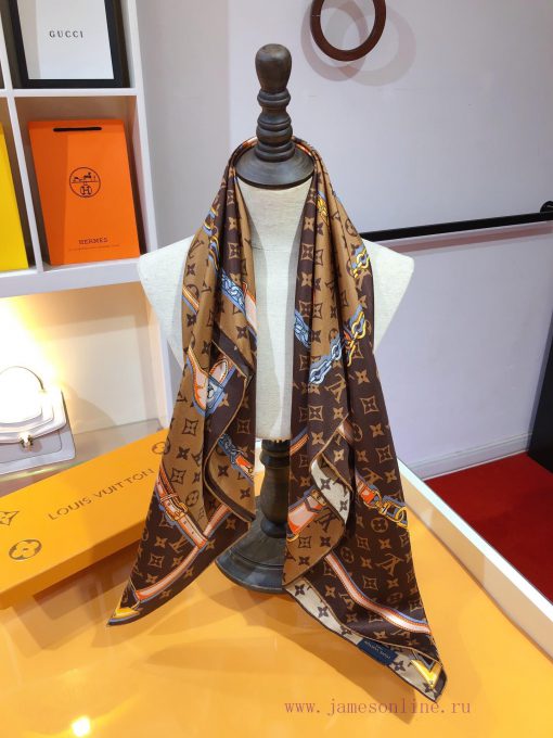 SLV2326 original LV classic Monogram Confidential 90cm version, the most classic flagship ofoxex9v2c - Image 9