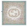SGC2423 original Gucci interlocking double G flower print twill 90cm square towel~The colorf68r1l973