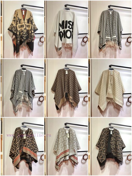 RFD2410 Fendi Heavy duty FF Letter Element Wool Cloak, the new color F's flagship cloak, is 2g2u83js - Image 2