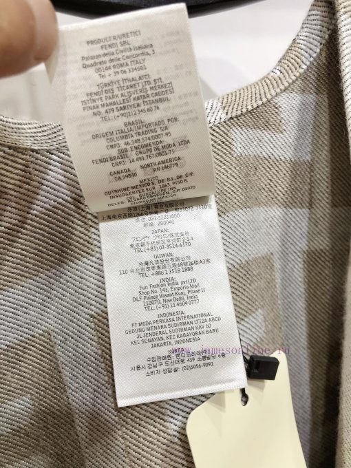 RFD2410 Fendi Heavy duty FF Letter Element Wool Cloak, the new color F's flagship cloak, is 2g2u83js - Image 9