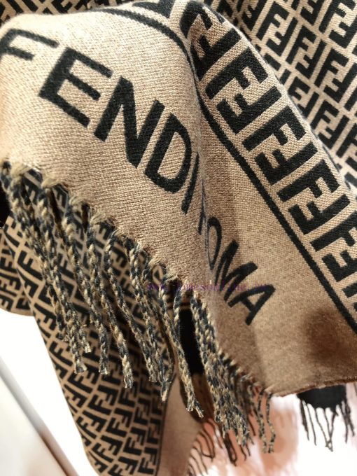 RFD2411 Fendi Heavy Duty FF Letter Element Wool Cloak, the new color F's flagship cloak, is 9s9gvu49 - Image 10