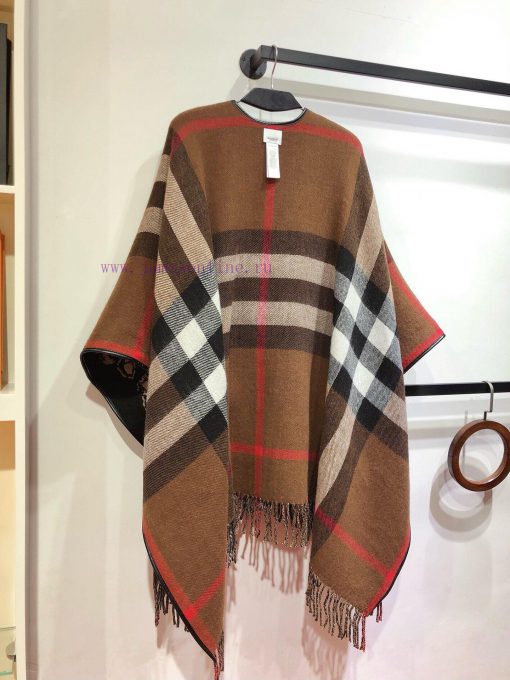 RBR2401 Burberry Heavy Knight Element Cashmere Cloak, double-sided dual-use. The front featutlw8qxjc - Image 6