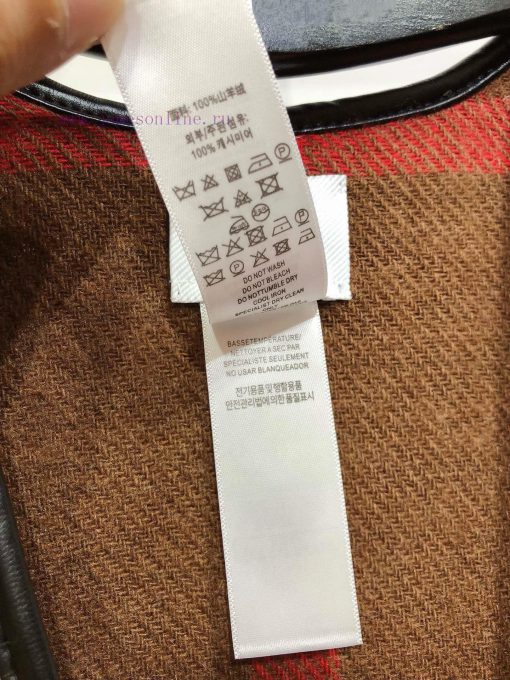 RBR2401 Burberry Heavy Knight Element Cashmere Cloak, double-sided dual-use. The front featutlw8qxjc - Image 8
