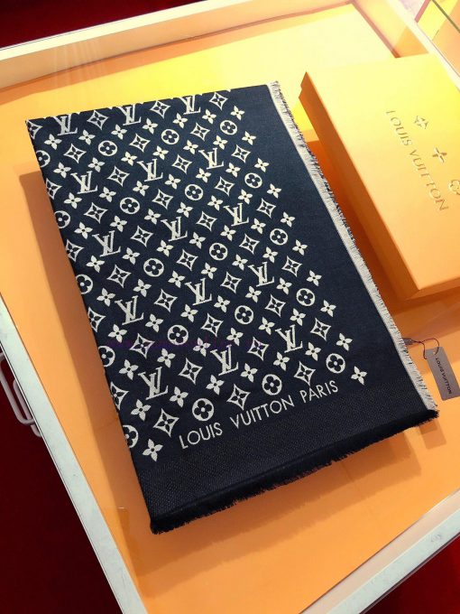 RLV2022 Bull Goods LV MISS LV Long Scarf Using Jacquard Craftsmanship, depicting a full Monoumirfpvz - Image 3