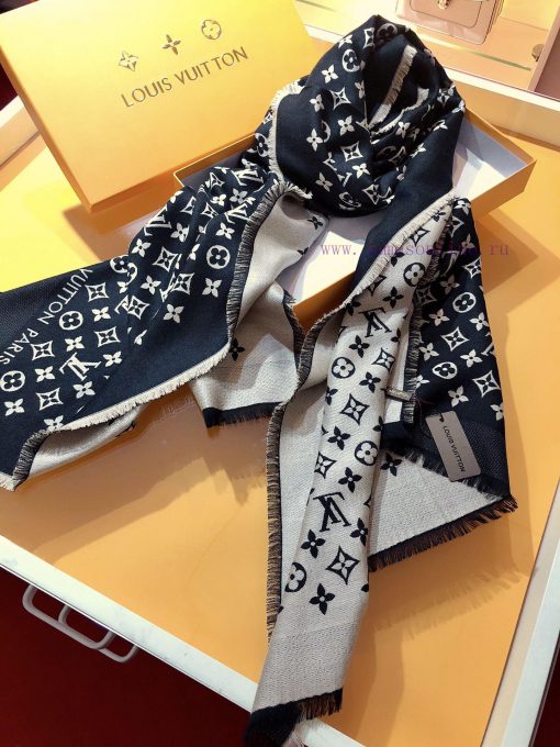RLV2022 Bull Goods LV MISS LV Long Scarf Using Jacquard Craftsmanship, depicting a full Monoumirfpvz - Image 8