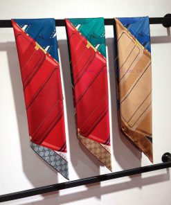 SGC2407 Original Gucci suitcase twill 90cm square towel This square towel ingeniously combintu13u1cf