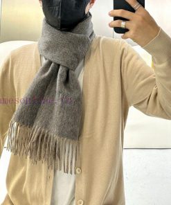 BURBERRY 2023 Paris Fashion Show double-sided cashmere scarf is made of fine cashmere from tr1hx7xig