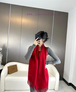 BURBERRY 2023 Paris Fashion Show double-sided cashmere scarf is made of fine cashmere from tyslik7mw