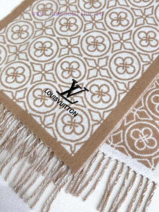 2024 Lv Explosive Classic Clover Double sided Jacquard Explosive Scarf 🧣 A very versatile itr43mjuc0 - Image 8