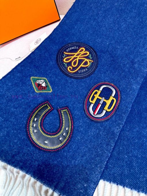 In 2024, the Aishi Denim Cowboy Scarf is full of casual style, paired with 4 medals of differsz0seqf - Image 8
