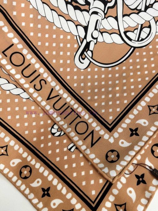 2025 Lv140 top-level velvet double-sided same color Sailor Bandana Square velvet square scar5okt3qua - Image 8