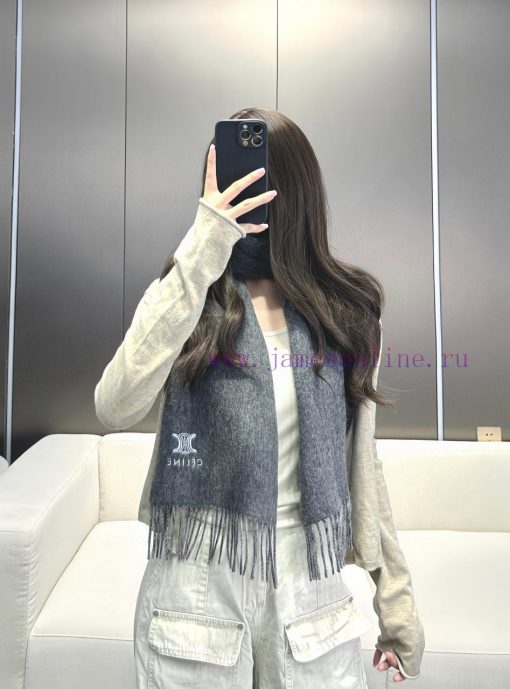 In 2024, the new model can be worn on both sides of the Celine scarf. Each scarf is equivale6cmqa0nv - Image 3