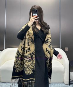 Arrived goods2023 Bur Warrior Knight Double sided Shawl, with various beautiful designs, knoakuhhgvb