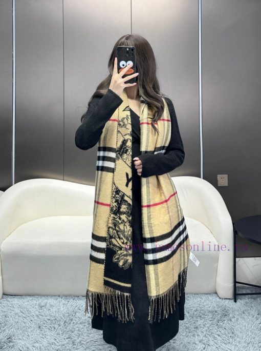 Arrived goods2023 Bur Warrior Knight Double sided Shawl, with various beautiful designs, knoakuhhgvb - Image 3